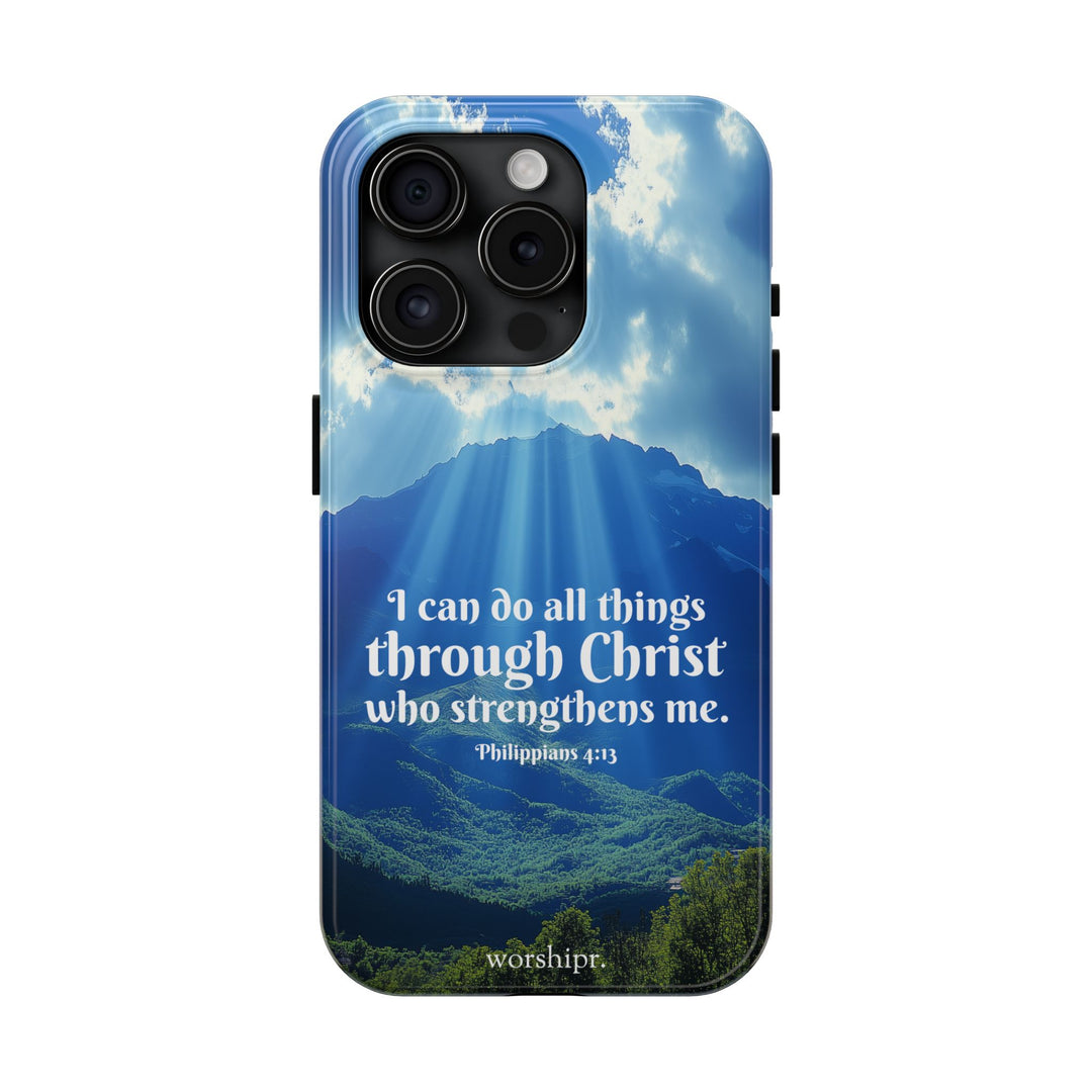 Christ's Strength: Phone Case