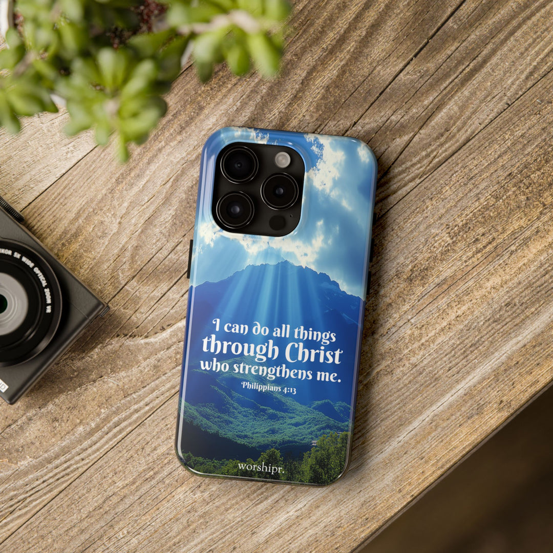 Christ's Strength: Phone Case