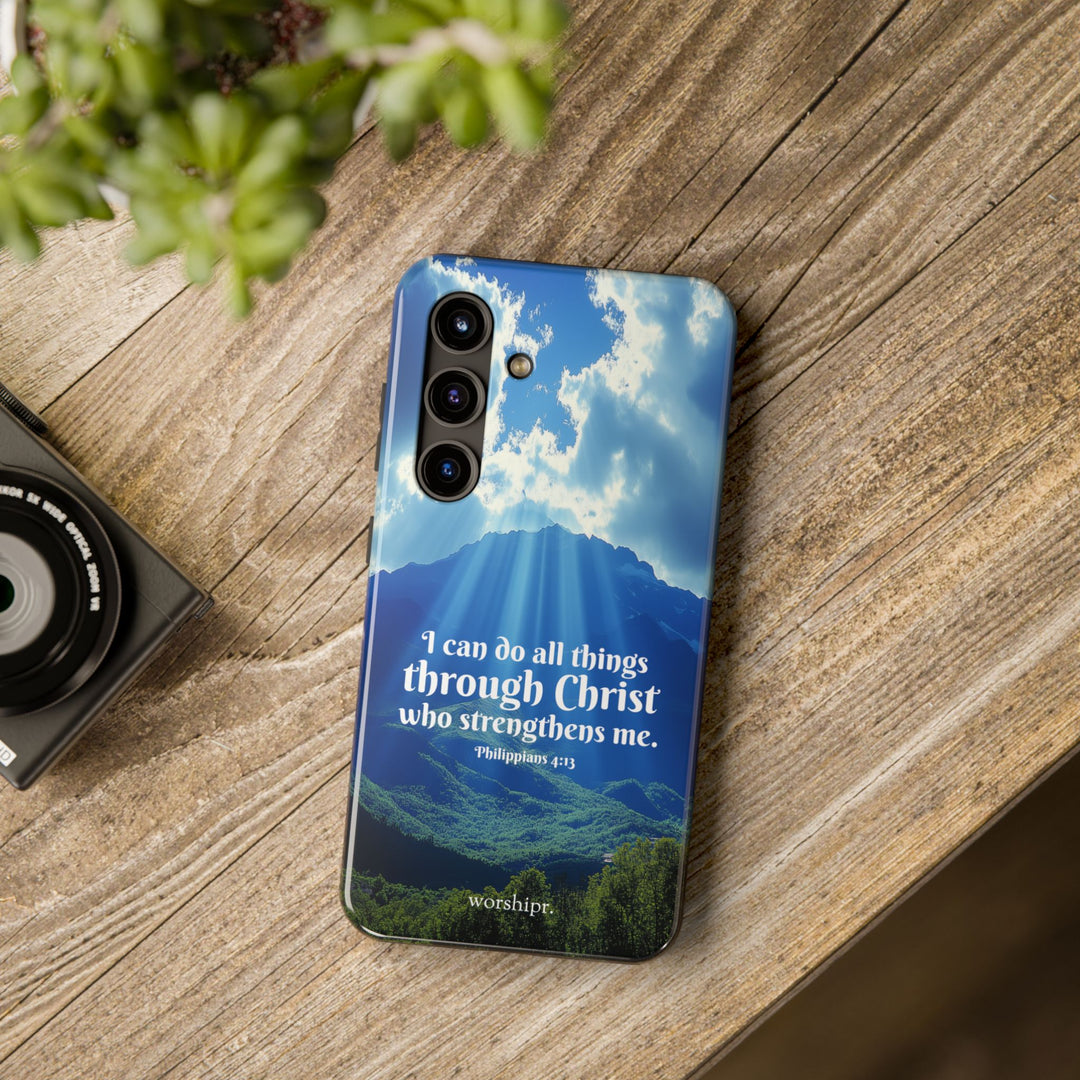 Christ's Strength: Phone Case